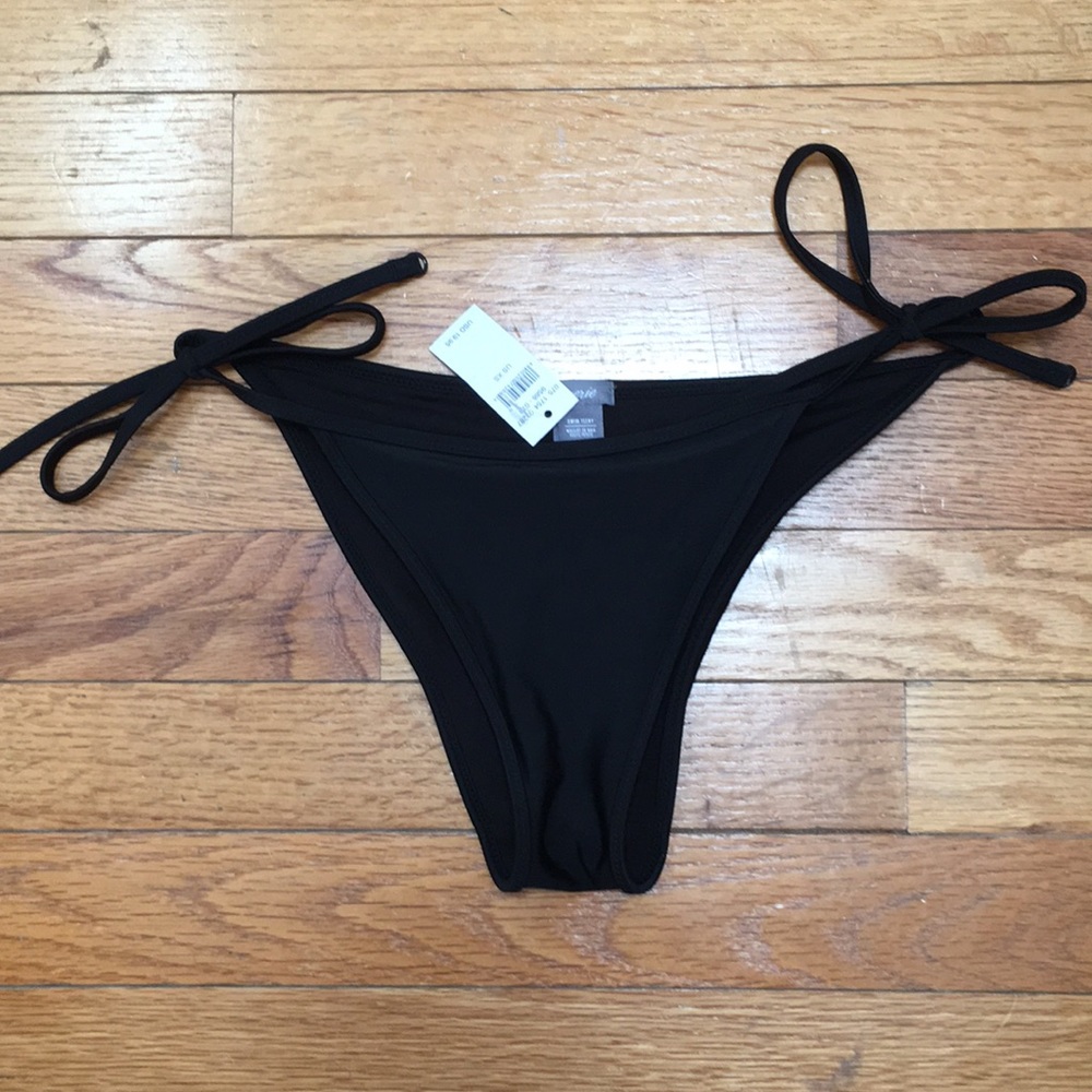 Aerie black bikini bottoms (new)